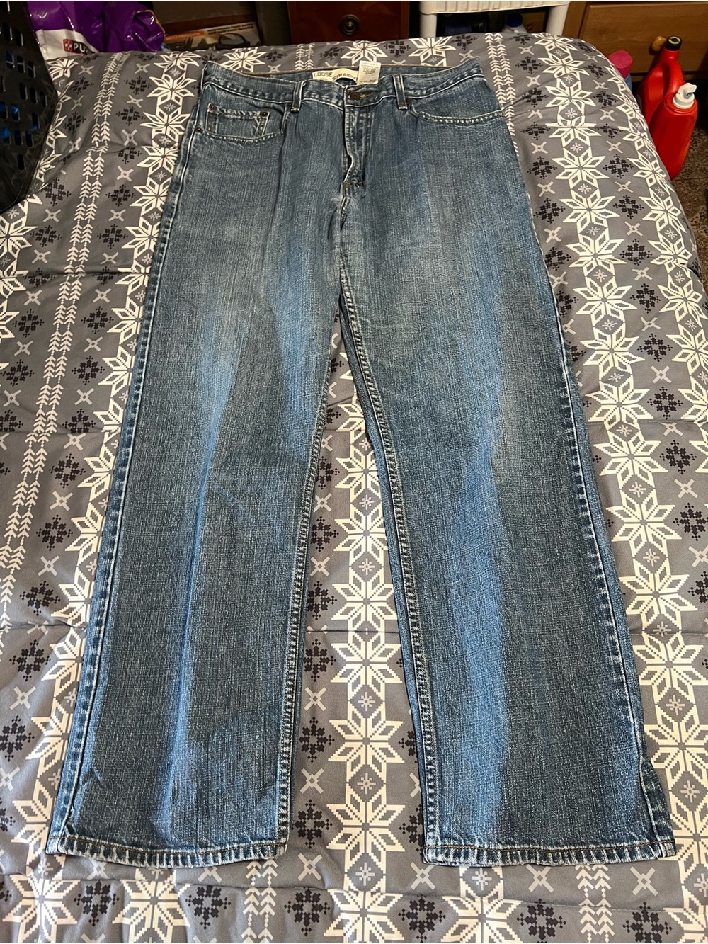 Levi's 569 Medium Blue Straight Jeans